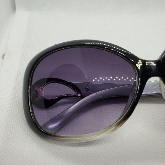 Chico's Black & Gray Sunglasses & Dust Bag - Picture 6 of 14